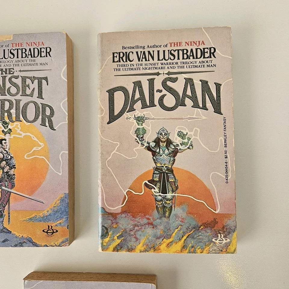 LOT: Sunset Warrior Trilogy, Shallows Of Night, Dai-Sun, by Eric Van Lustbader - Image 3 of 4