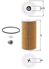 KNECHT Ölfilter OX 365/1D Filtereinsatz für CHRYSLER LANCIA JEEP CHEROKEE KJ JK