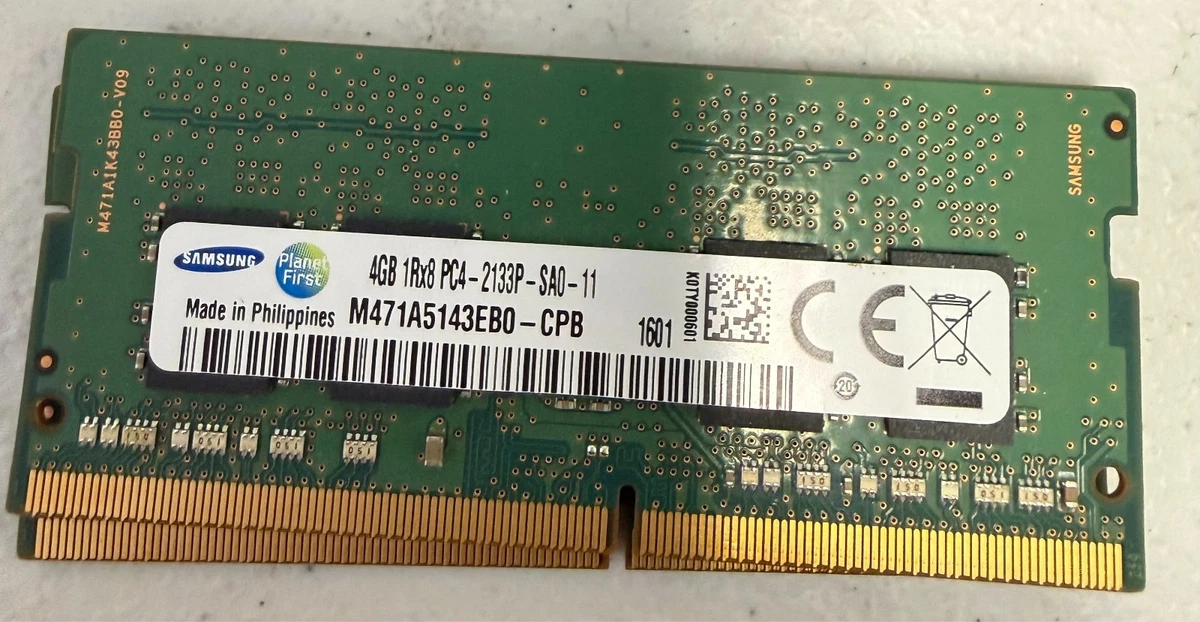 Samsung DDR4 SDRAM 4 GB Capacity per Module Memory (RAM) for sale
