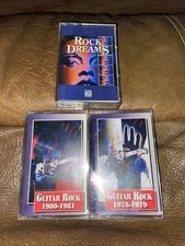 LOT OF 3 TIME LIFE GUITAR ROCK CASSETTE TAPES...