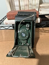 Kodak Vintage Folding Cameras Lot No. 1A, No. 2A, Pocket, Black Green