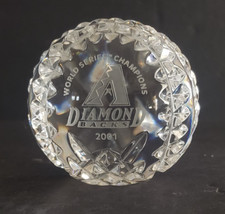 Arizona Diamondbacks 2001 World Series Waterford Crystal Baseball - #1803/2100