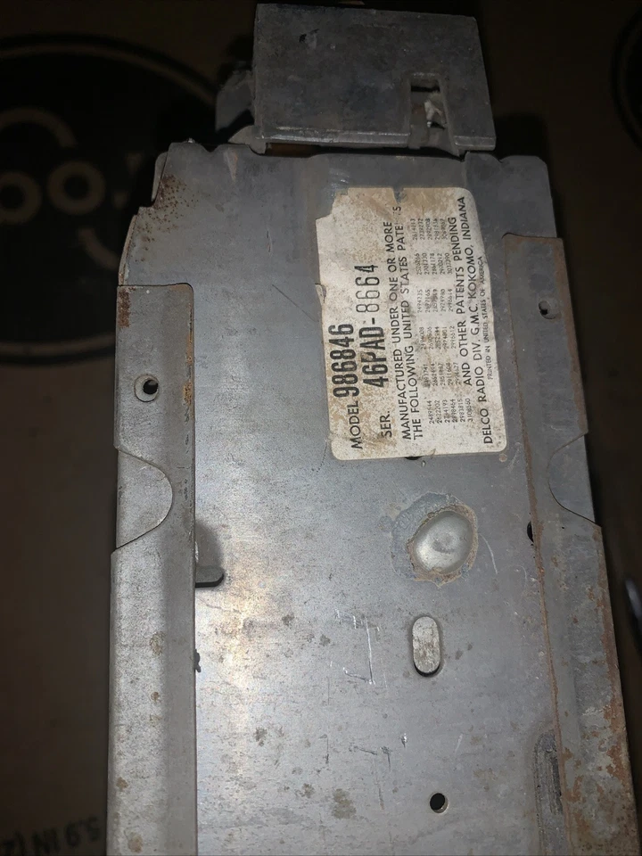 1967 1968 Chevrolet Camaro Chevell 986846 AM Delco Car Radio - Image 4 of 4