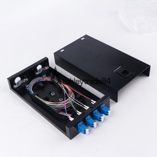 Fiber Optic Terminal Box 8 core LC with adapter pigtail 4 ports patch panel iw