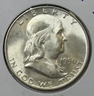 1950-D 50c Ben Franklin Half Dollar FULL BELL LINES** RE7508