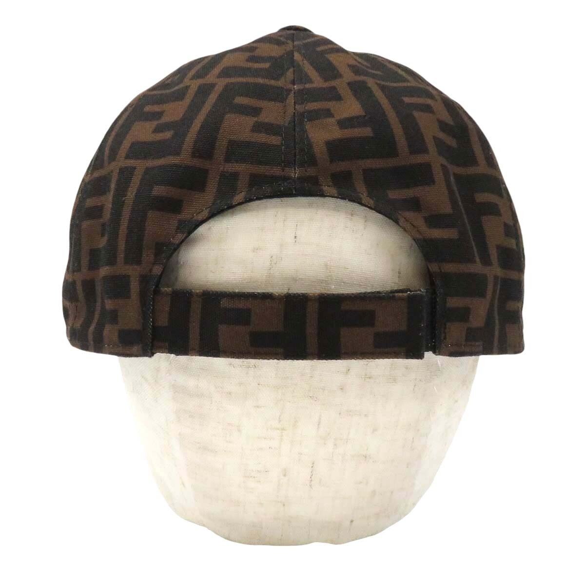 Fendi FF Pattern Baseball Cap FXQ768 A66O Unisex Brown Black Fendi FF Pattern Baseball Cap FXQ768 A66O Unisex Brown Black