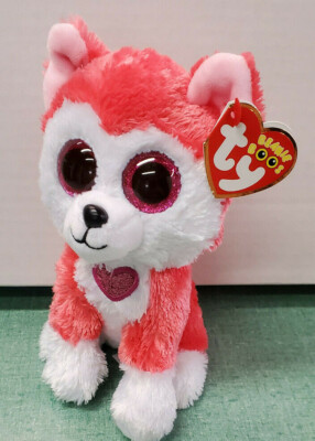 ty BEANIE BOO APHRODITE VALENTINE HUSKY DOG 2020 WALGREEN'S STORE 6'' EXCL MWMT 