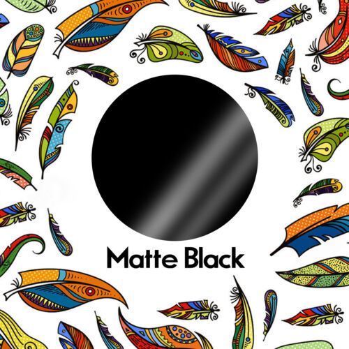Glossy / Matte Black Permanent Vinyl Roll Self Adhesive Craft Outdoor for Cut - Picture 13 of 13