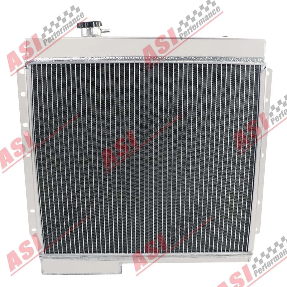 3 Row Aluminum Radiator for 1960-1984 1962 1982 Toyota Land Cruiser FJ40 FJ45 MT - Image 4 of 4
