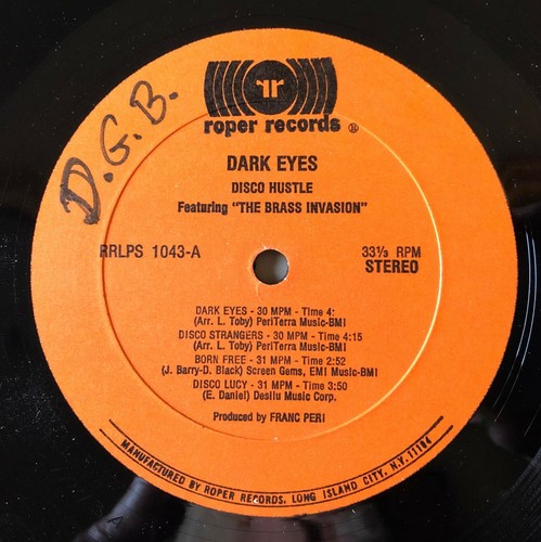 1979 The Brass Invasion “Dark Eyes: Disco Hustle” LP - Picture 3 of 4