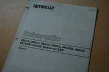 CAT CATERPILLAR EV100ZX CONTROL SYSTEM SCR Forklift Electrical Schematic Manual