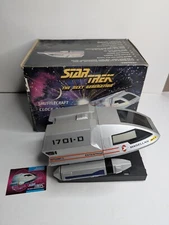 Star Trek The Next Generation Collector's Ed. Shuttlecraft Clock Radio 1994