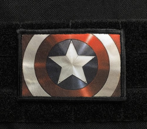 Judge Dredd USA Flag Morale Patch Tactical ARMY Military Hook Badge Movie - Picture 5 of 12