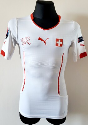 Switzerland 2014 - 2016 Away football Puma Player Issue shirt size Medium 