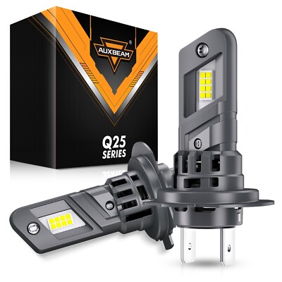 AUXBEAM Canbus H7 LED Headlight Hi/Lo Beam 6500K For Porsche Cayenne 2004-2014