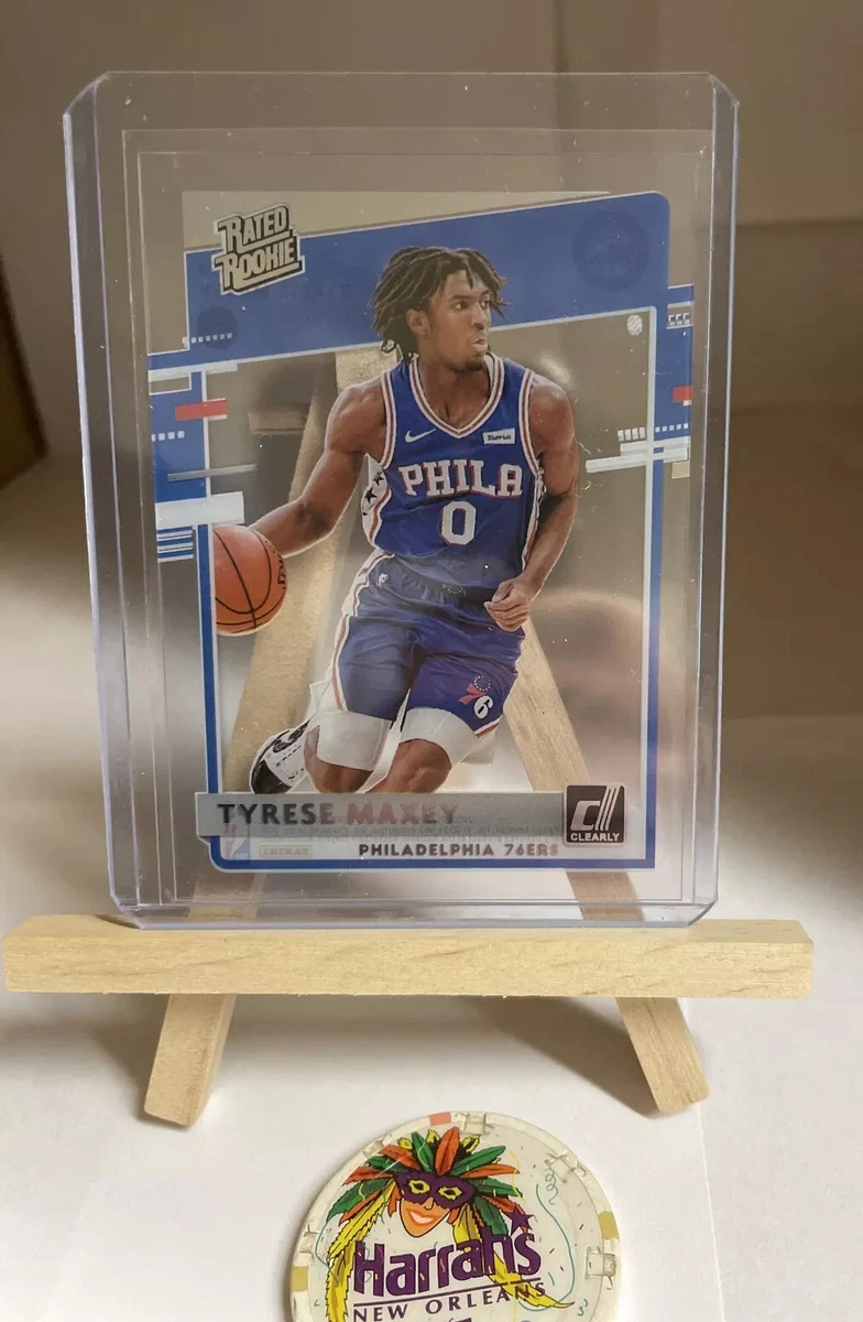 panini clearly donruss tyrese maxey