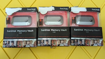 Sandisk 8G Memory Vault - Store Data up to 100 years - US Seller