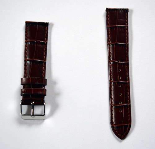 Neu Uhrenarmband Leder Elysee Uhrenband 14mm 16mm 18mm 19mm 20mm 21mm 22mm 24mm - Picture 3 of 25