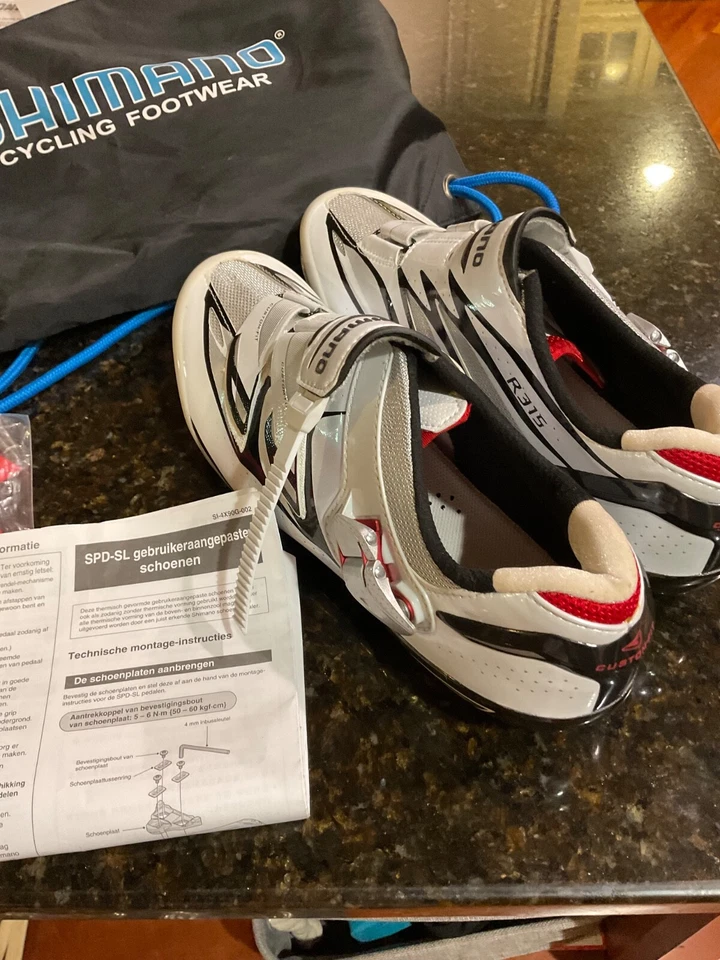 Zapato de ciclismo Shimano Pro Racing ajuste personalizado para hombre 43 Foto 2 de 4