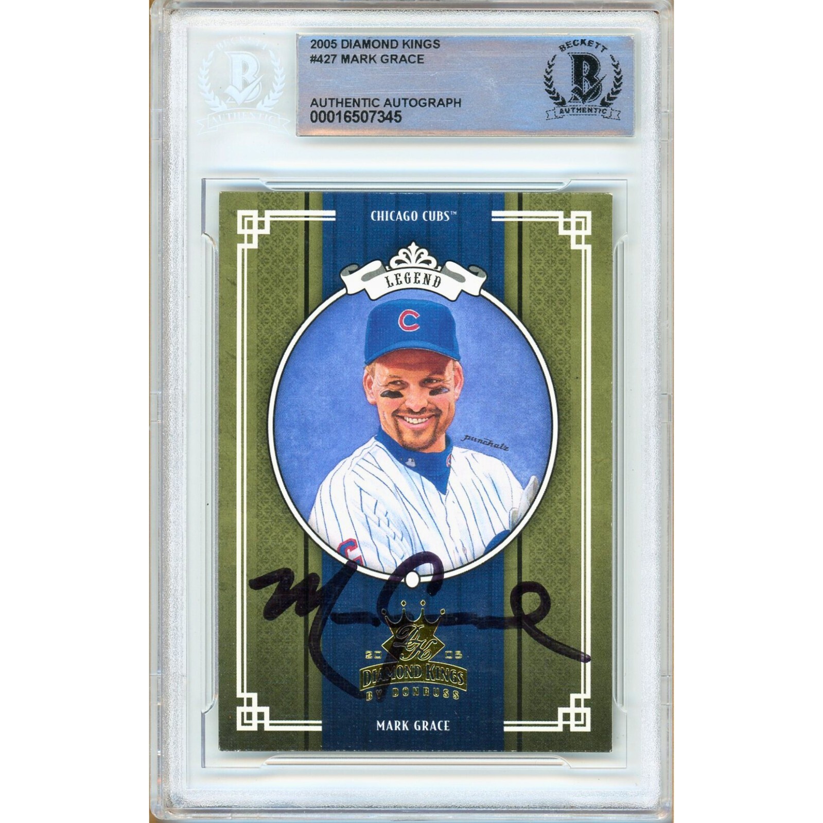 2005 Donruss Diamond Kings Mark Grace #427 Baseball Card
