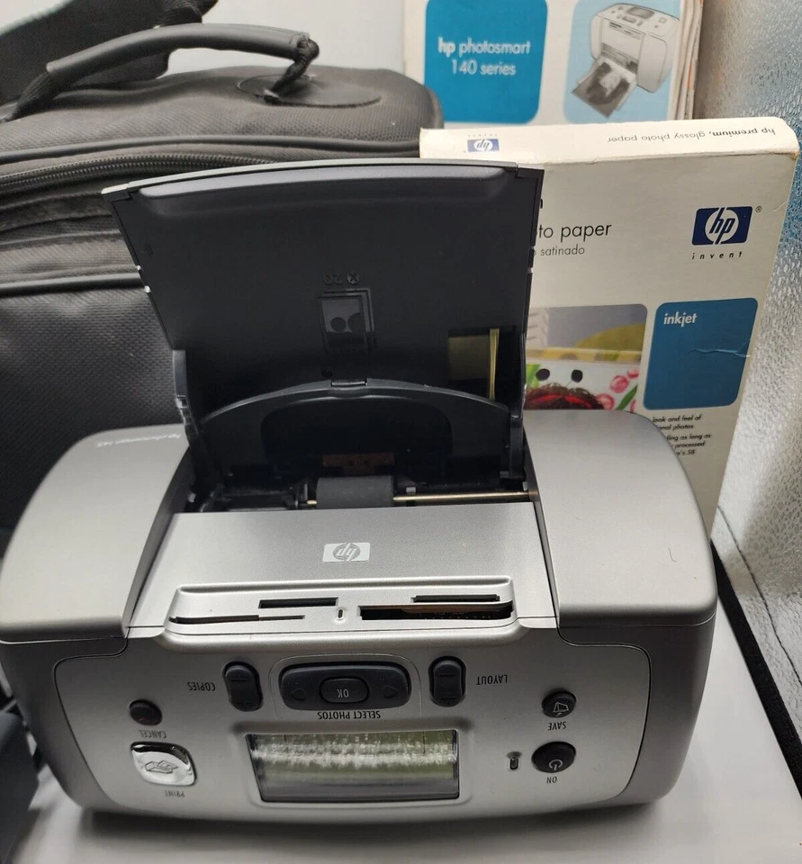 USED HP Photosmart 145 Q3025A SDGOA-0314 Silver 4"X6" - Image 2 of 4