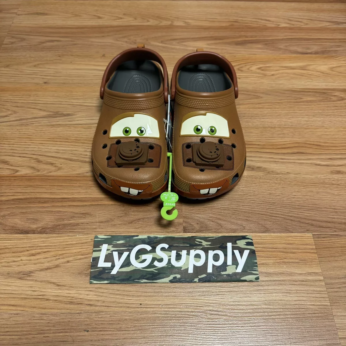 Crocs Kids Disney Cars Mater Classic Clogs, 4 US Unisex Toddler
