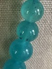 amazonite bead necklace 20 In. In Rhodium Over Sterling Silver — photo 2