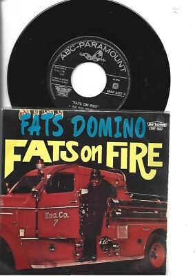 FATS DOMINO EP SINGLE 7"   - FATS ON FIRE - 1964  MADE IN HOLLAND - Bild 1 von 2