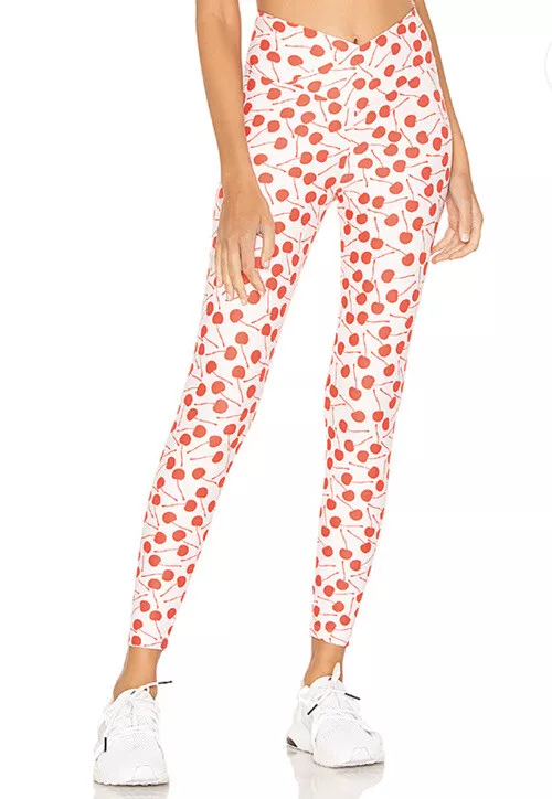 NWOT Beach Riot Dotty Legging - L - Cherry. Original $98