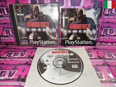   RESIDENT EVIL 3 NEMESIS SONY PS1 PSX PAL ITA  CIB 100% N-MINT SLES-02533