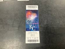 ROYALS 2013 TICKET STUB 5/4/13 VS WHITE SOX~Jeremy Guthrie FIRST CG SHO