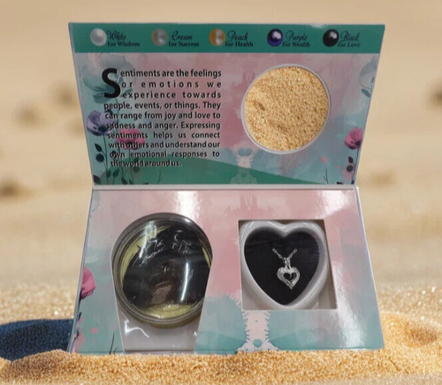 Verschiedene Perlenketten Wunsch Liebe Perlen Set Geschenkbox - Bild 21 von 25
