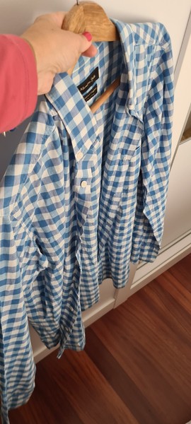 Massimo Dutti camisa   shirt Hemd Geschenk  Blogger chic camicia uomo L