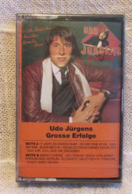 MC Udo Jürgens grosse Erfolge ovp Kassette Belgien  FUNC 9002