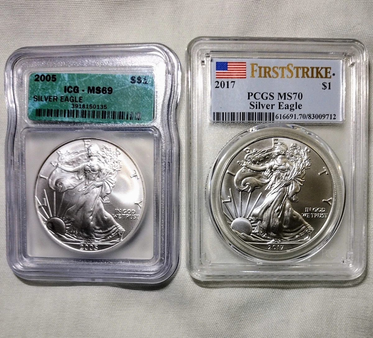 Satin 2017 American Eagle Silver Bullion Coins for sale | eBay