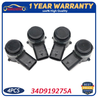 NEW 4PCS For Audi Porsche Volkswagen Passat PDC Bumper Parking Sensor 34D919275A