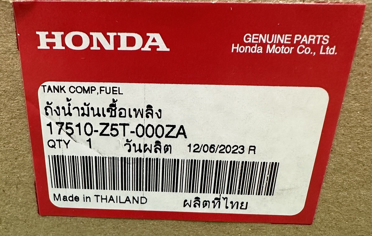 Genuine OEM Honda GX240 GX270 GX340 GX390 Fuel Gas Tank