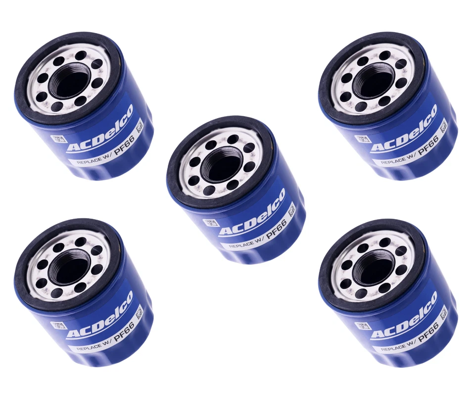 5 Engine Oil Filters ACDelco PF66 for Buick Cadillac Chevrolet GMC - Image 4 of 4