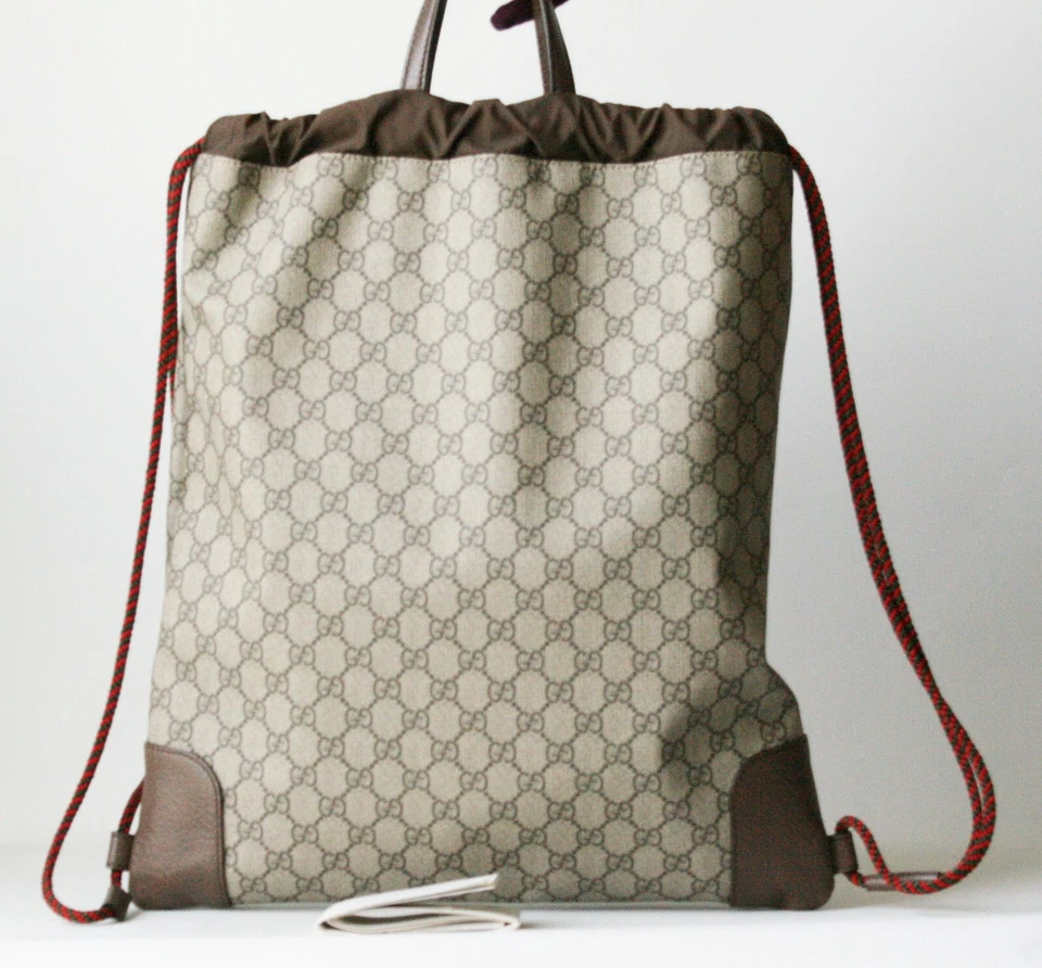 GUCCI GG Supreme Angry Cat y varios parches edición limitada práctico bolso de transporte Foto 3 de 4