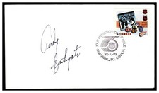 ANDY BATHGATE AUTOGRAPH HOF NY RANGERS 1992 NHL 75TH FIRST DAY ISSUE DECEASED
