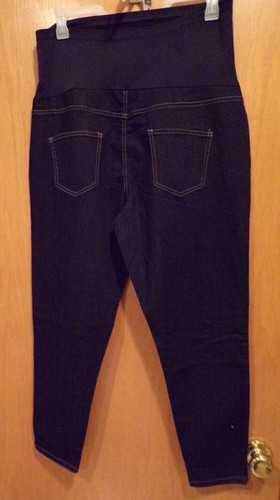 JEANS AJUSTADOS Time & Tru MATERNITY 5 bolsillos ~ Tallas para mujer ~ Médicos y oscuros ~ NUEVOS con etiquetas - Imagen 8 de 8