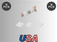 USB A Port Dust Plug Cover Set – 3 Clear Caps, Brand New USB Protectors