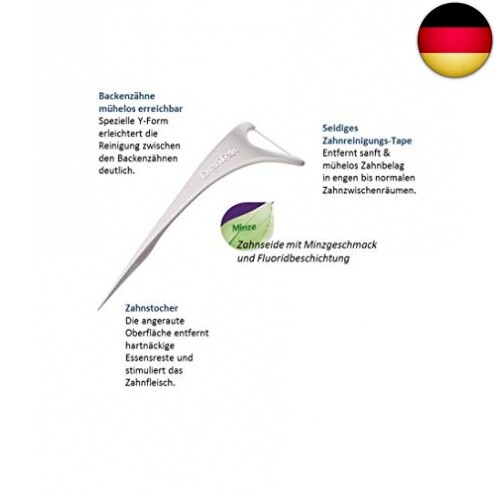 1 x 30 Stk. Dentek Comfort Clean Zahnseide Sticks, speziell für Backenzähne - Z - Bild 4 von 6