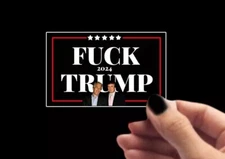 ANTI TRUMP F TRUMP Vinyl Sticker Car Bumper Vinyl Decal