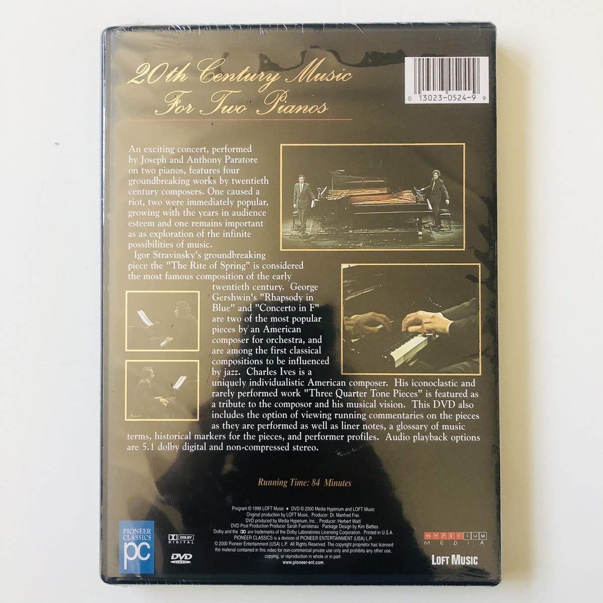 20th Century Music for Two Pianos - Joseph and Anthony Paratore