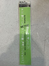 Berol RapiDesign R-2967 Metric Microfont Lettering Guide 10mm