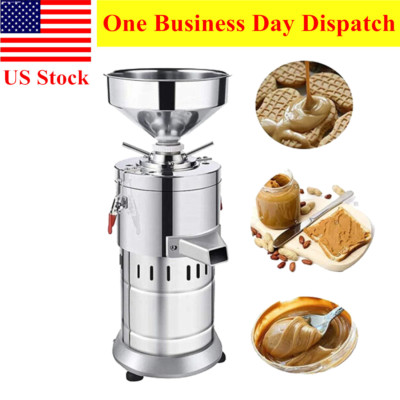 1100W Peanut Butter Maker Electric Sesame Sauce Grinding Milling  Machine 110V