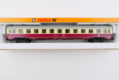 Arnold 3771 TEE Abteilwagen Bvmz 207 2.Kl. der DB, rot/beige, OVP, (M1014)