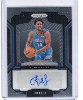 2024 Panini Prizm Basketball Adam Flagler OKC Thunder Penmanship Auto Pnm-afg