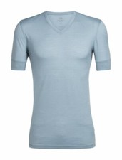 Icebreaker Merino City Lite SS V Neck Shirt M Vapour